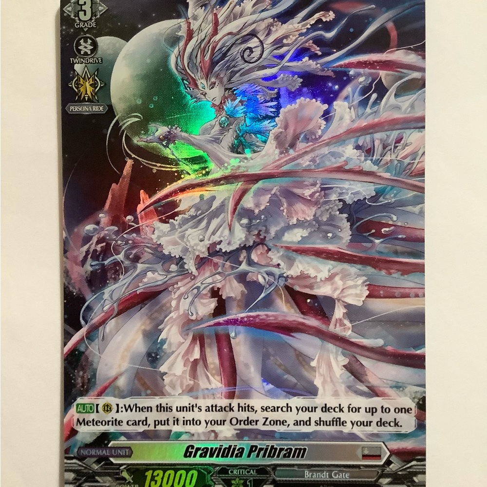 Promo CardFight Vanguard Holo Gravidia Pribram